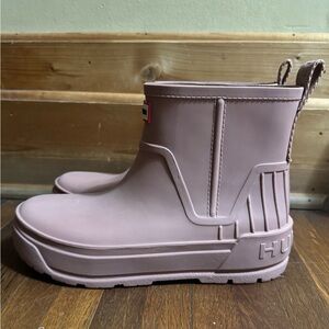 Women’s hunter boots blush nude size 8 brand new